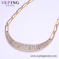 44745 xuping 2018 collar de cadena de estilo de lujo multicolor para mujeres